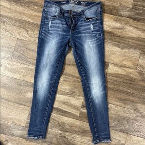 Buckle Black Women's Dark Blue Skinny Jeans